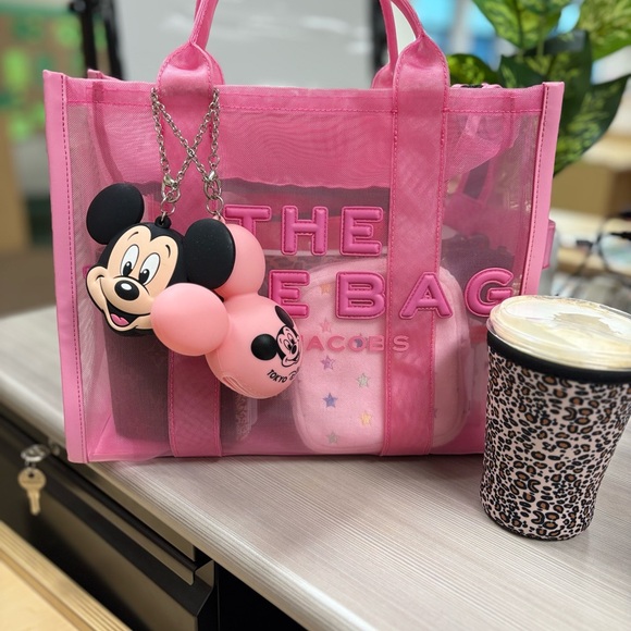 Marc Jacobs Accessories - Marc Jacobs Vibrant Pink Transparent Tote